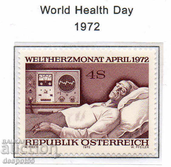 1972. Austria. World Heart Month.