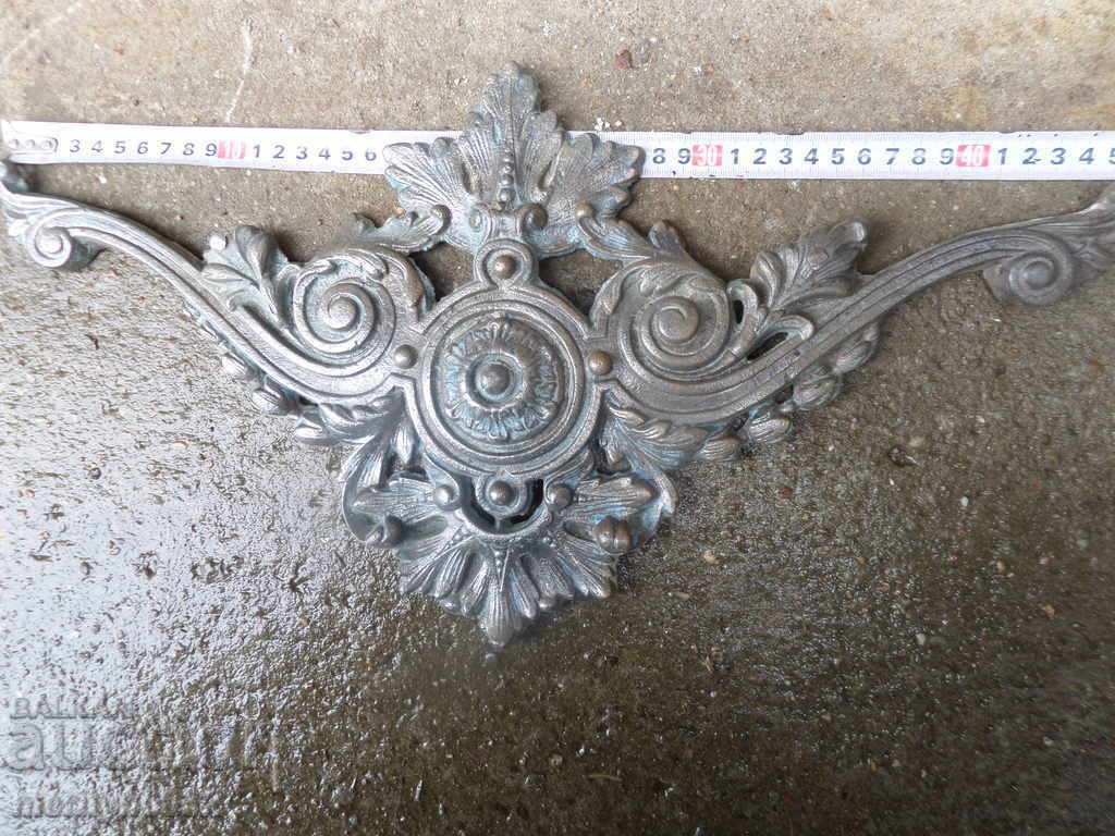 Декорация пано от релефен чугун края на 19ти век барелеф - 6 Декорация пано от релефен чугун края на 19ти век барелеф - 6