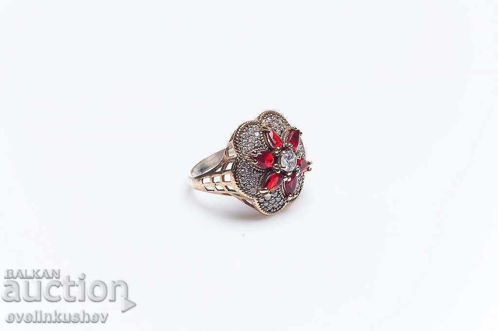 Сребърен комплект с циркониеви кристали КН-0205000280 - 5