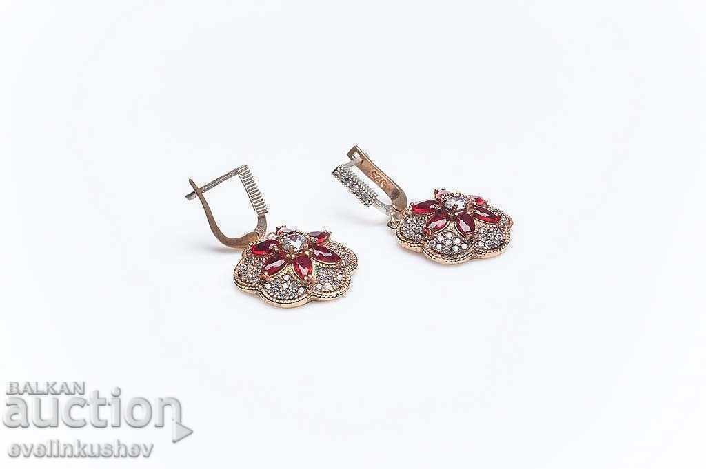 Сребърен комплект с циркониеви кристали КН-0205000280 - 6