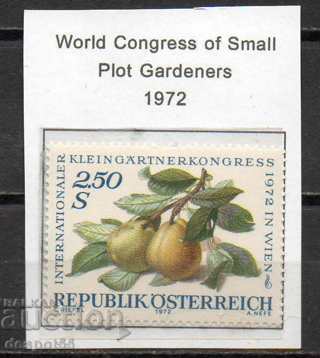 1972. Austria. Congresul Internațional al grădinari.