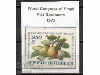 1972. Австрия. Международен конгрес на градинарите.