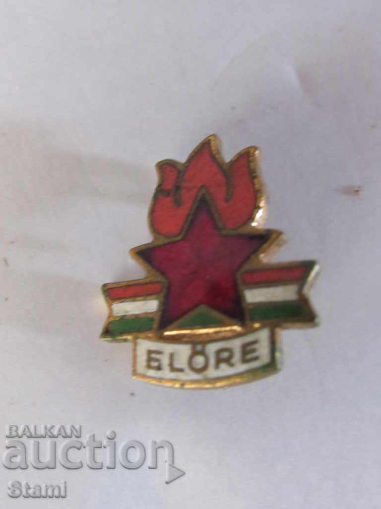 Badge: Elore / Hungarian pioneering organization with price 10.00 BGN | € 5.11 Badge: Elore / Hungarian pioneering organization with price 10.00 BGN | € 5.11