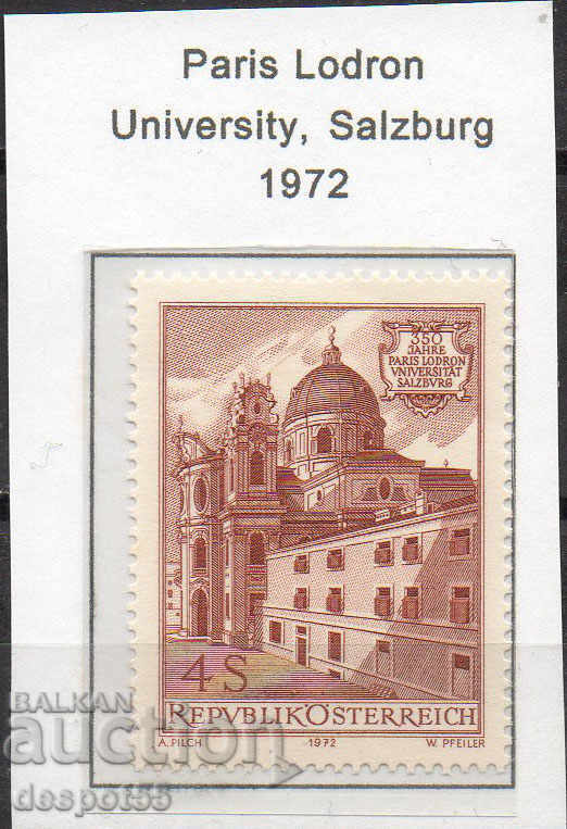 1972. Η Αυστρία. 350, το Πανεπιστήμιο Paris-Lodron στο Σάλτσμπουργκ.