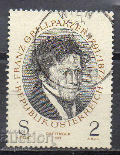 1972. Австрия. Франц Грилпарцере австрийски поет, новелист.
