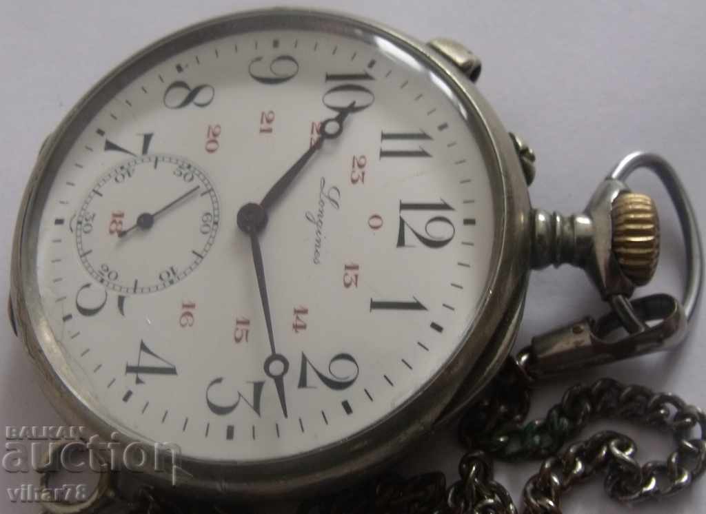 pocket watch-LONGINES-GEPA MODEL Rare model with price € 299.99 | 586.73 BGN pocket watch-LONGINES-GEPA MODEL Rare model with price € 299.99 | 586.73 BGN