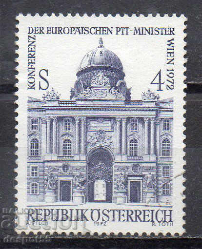 1972. Austria. Conferința miniștrilor europeni.