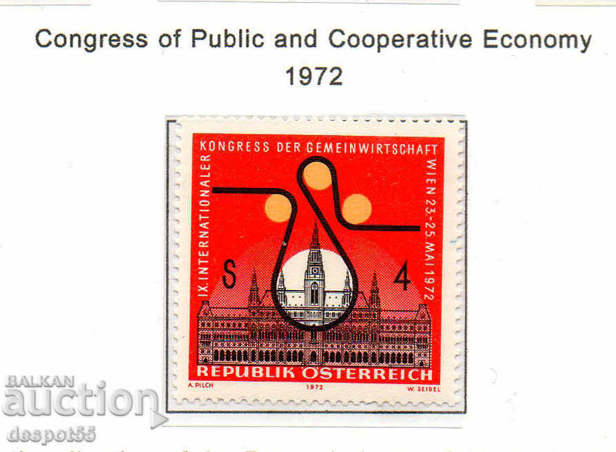 1972. Austria. Cooperative Economic Convention.