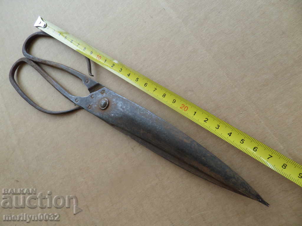 Renaissance forged scissors, wrought iron with price 53.00 BGN | € 27.10 Renaissance forged scissors, wrought iron with price 53.00 BGN | € 27.10