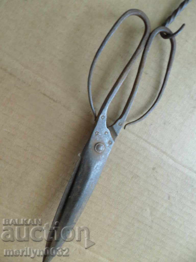 Renaissance forged scissors, wrought iron - 6 Renaissance forged scissors, wrought iron - 6