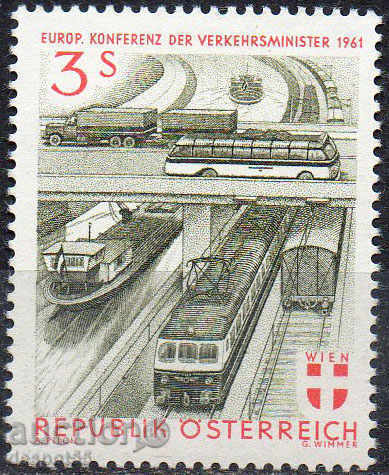 1961. Австрия. Европейска конф. на транспортните министри.