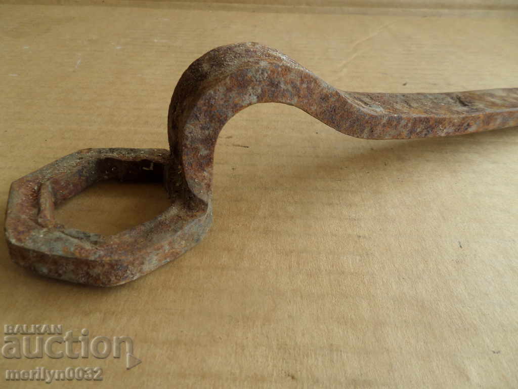 Delivery of An old forged key from a wagon-workshop wagon workshop Delivery of An old forged key from a wagon-workshop wagon workshop