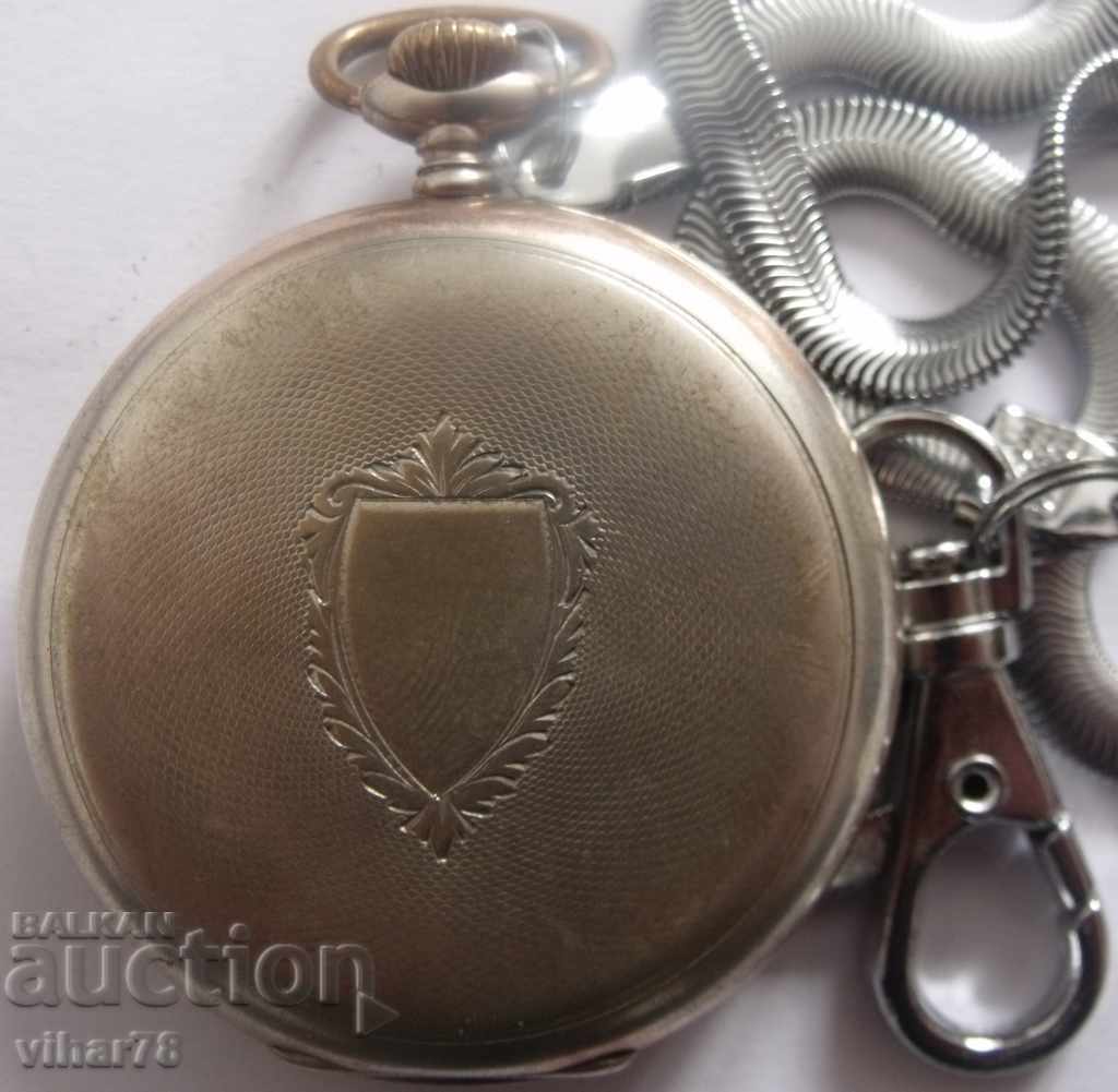 джобен сребърен часовник -OMEGA-ОМЕГА - 6