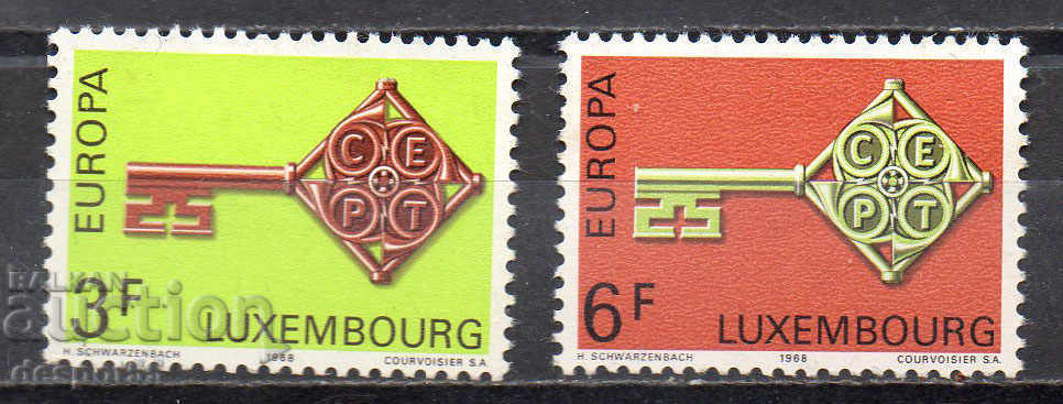 1968 Luxembourg. Ευρώπη.