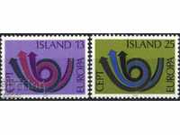 Чисти марки  Европа СЕПТ  1973 от  Исландия
