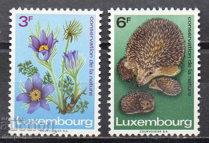 1970. Люксембург. Европейска година за опазване на природата