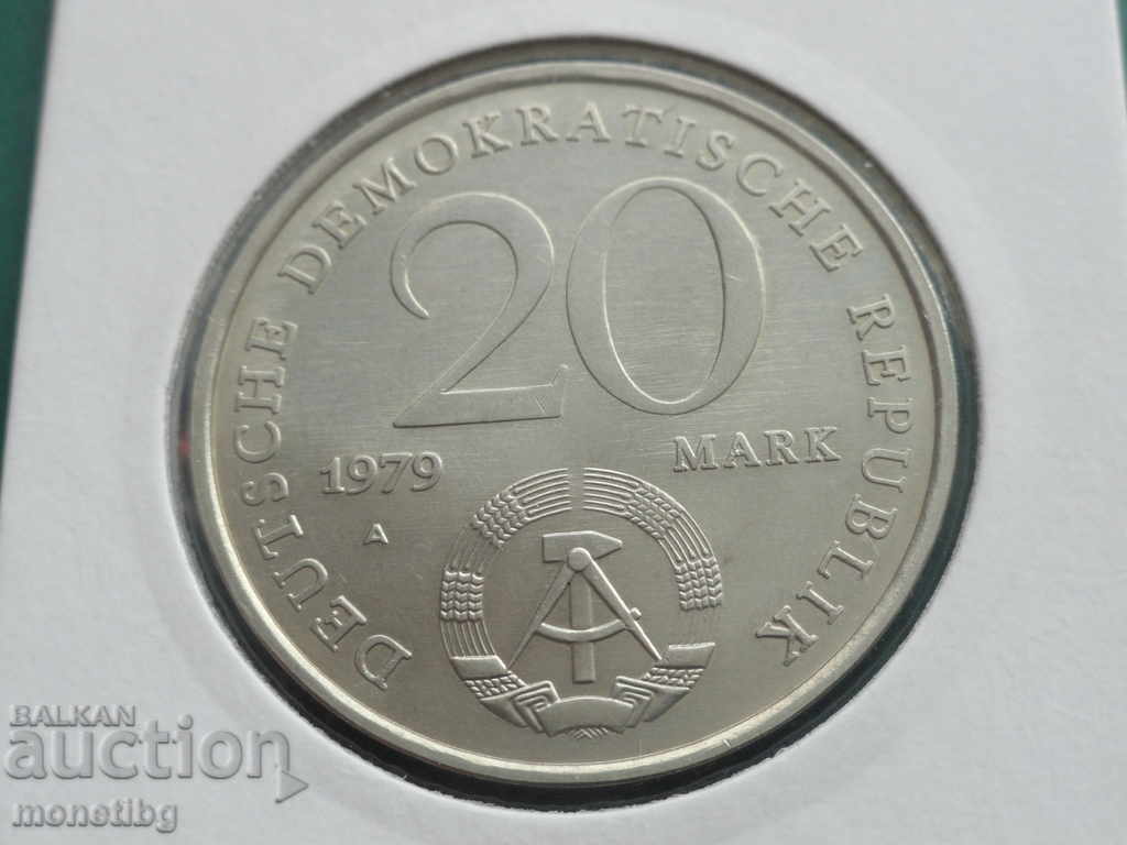 Livrarea Germania (RDG) 1979 - 20 mărci ''30 de ani RDG'' Livrarea Germania (RDG) 1979 - 20 mărci ''30 de ani RDG''