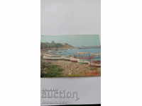 Пощенска картичка Ахтопол Рибарският пристан 1976