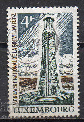 1973 Luxemburg. grevă națională Monument în 1942