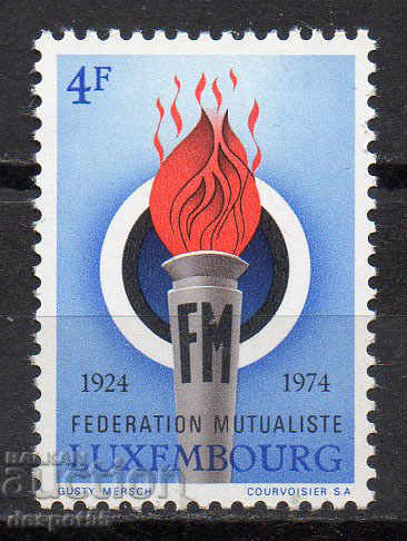 1974. Luxembourg. 50 years Insurance Federation.