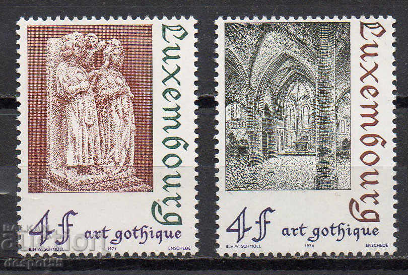 1974. Luxembourg. Gothic art.