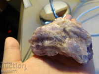 amethyst with quartz natural mineral ore