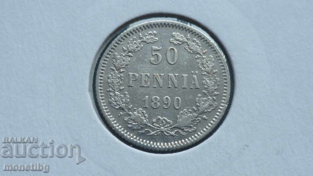 Russia (for Finland) 1890 - 50 penny (1) - 5 Russia (for Finland) 1890 - 50 penny (1) - 5