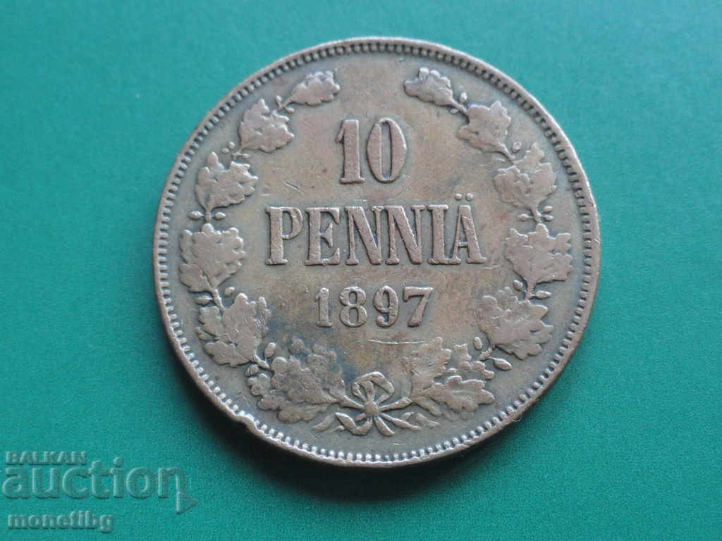 Russia (for Finland) 1897 - 10 penny - 5 Russia (for Finland) 1897 - 10 penny - 5