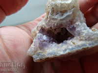 quartz druza amethyst geoda natural mineral ore