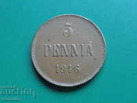 Russia (for Finland) 1916 - 5 penny