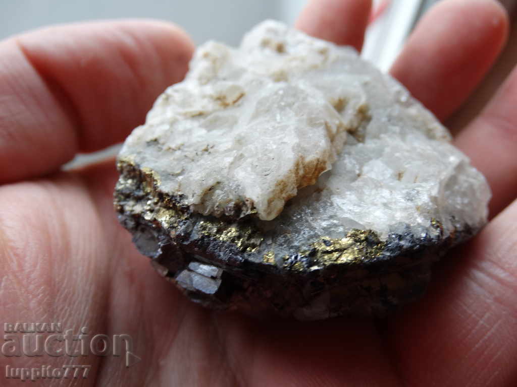 Auction quartz druza galena and pyrite natural mineral ore Auction quartz druza galena and pyrite natural mineral ore