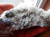 χαλαζία Geode γαληνίτη και πυρίτη φυσικού ορυκτού μεταλλεύματος