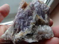 аметист с кварц естествена руда минерал
