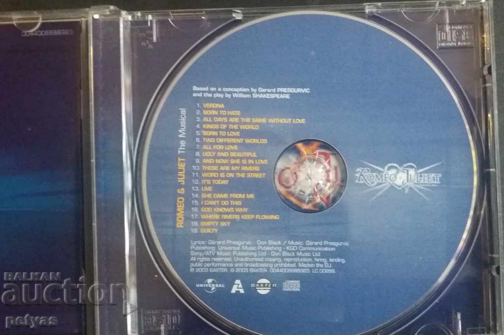 SD-ROMEO & JULIETA - musicalului cu preț 4.50 BGN | € 2.30