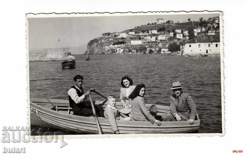 Пощенска картичка  Охридско езеро 1942 ПК