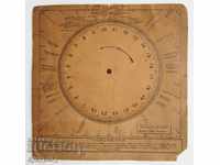 Ancient Chronomer paper world clock Kingdom of Bulgaria