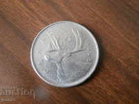 Canada 25 cents 1968 Srebro Collection