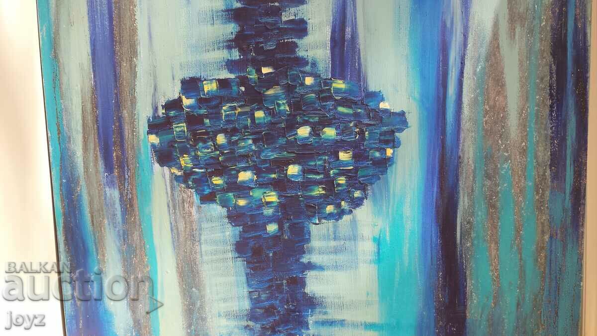 Auction  Picture "Between Heaven and Earth" oil on canvas