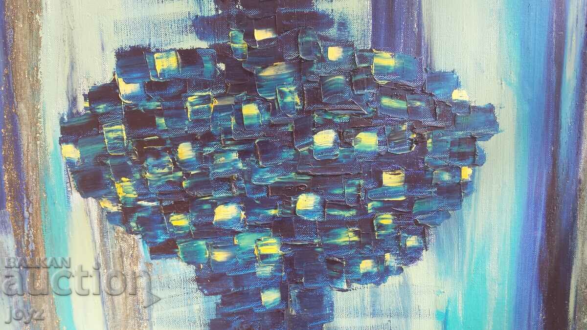 Delivery of Picture "Between Heaven and Earth" oil on canvas