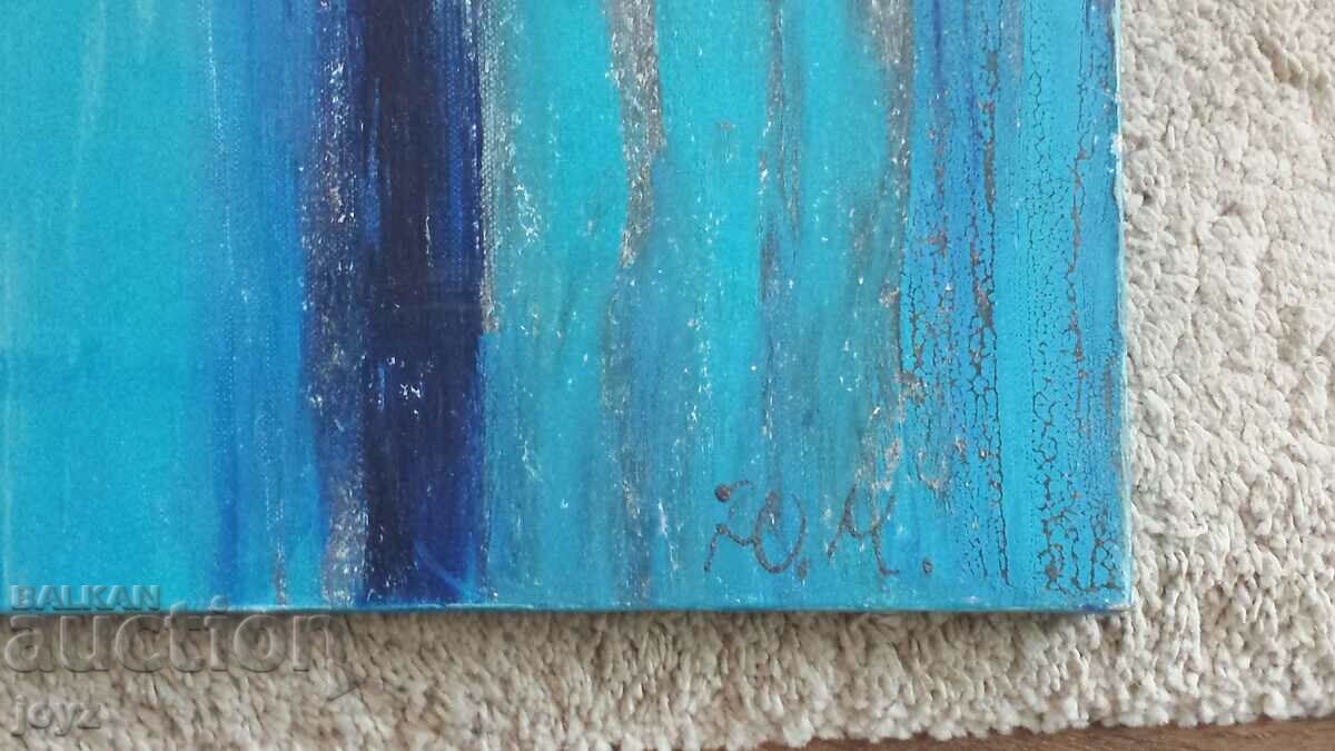 Picture "Between Heaven and Earth" oil on canvas - 5