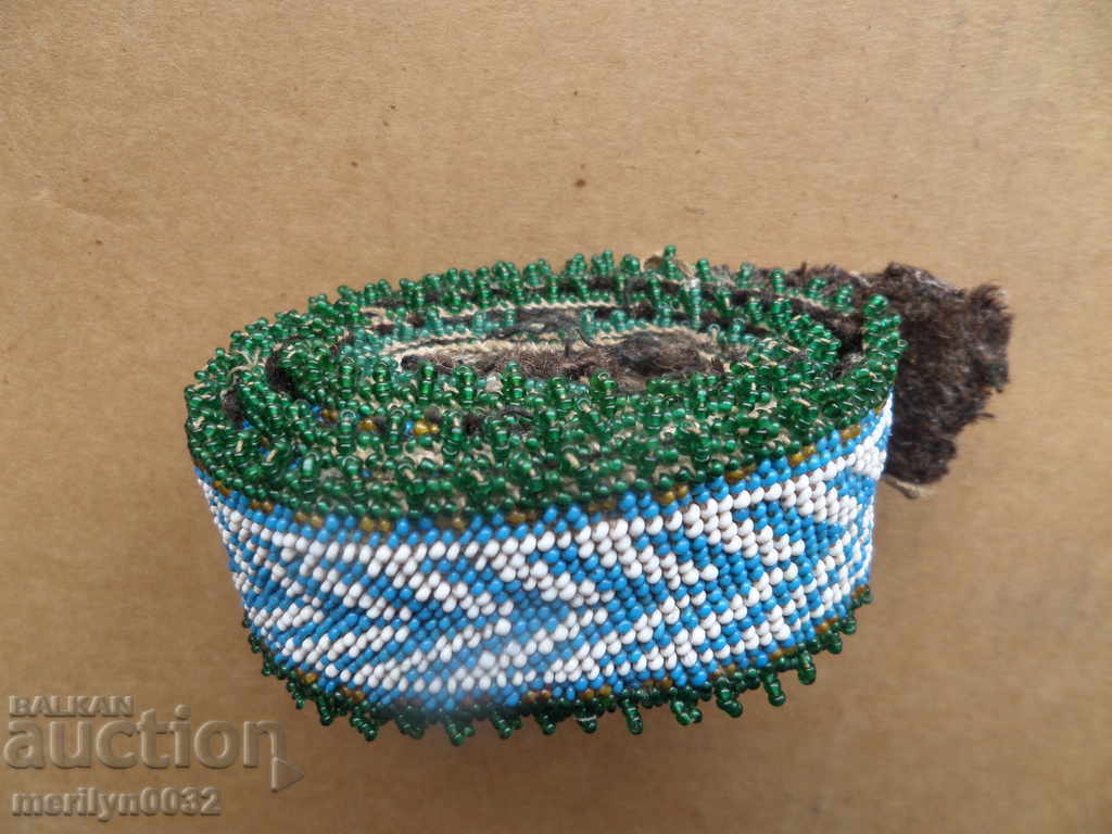 Auction Old beaded belt of silk costume Auction Old beaded belt of silk costume