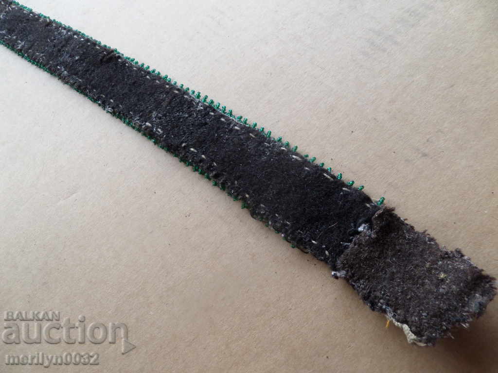 Old beaded belt of silk costume - 7 Old beaded belt of silk costume - 7