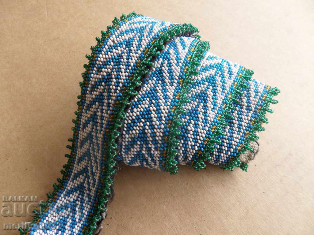 Old beaded belt of silk costume Old beaded belt of silk costume
