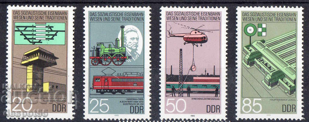 1985. ГДР. 150 г на немските железници.