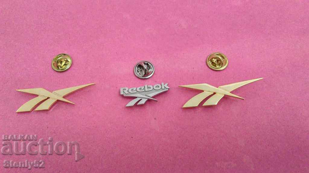 3 pcs of Reebok badges