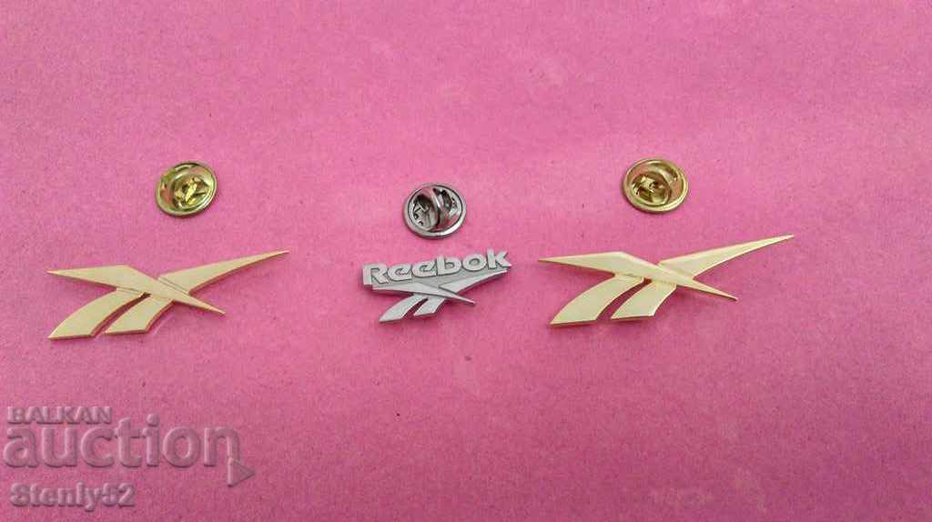 3 pcs Reebok badges