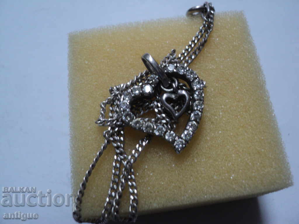 SILVER LAPTOP WITH VISULKA HEART. - 5 SILVER LAPTOP WITH VISULKA HEART. - 5