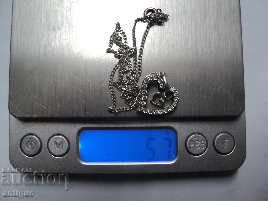 SILVER LAPTOP WITH VISULKA HEART. - 6 SILVER LAPTOP WITH VISULKA HEART. - 6