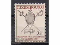 1954. Luxembourg. World Fencing Championship.