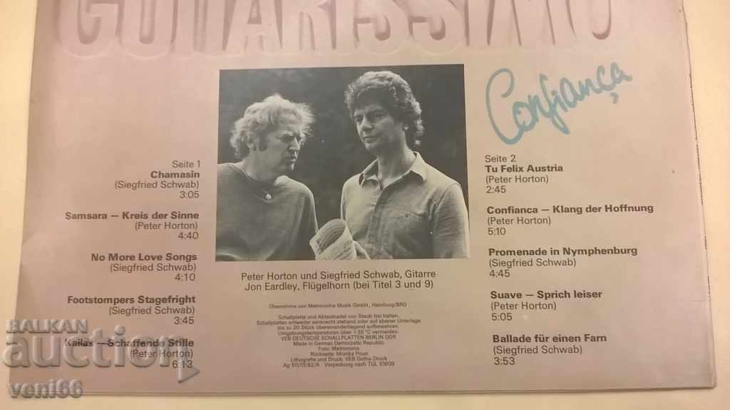 Delivery of Gramophone record - Guitarissimo Delivery of Gramophone record - Guitarissimo